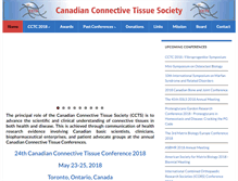 Tablet Screenshot of connective-tissue-canada.com